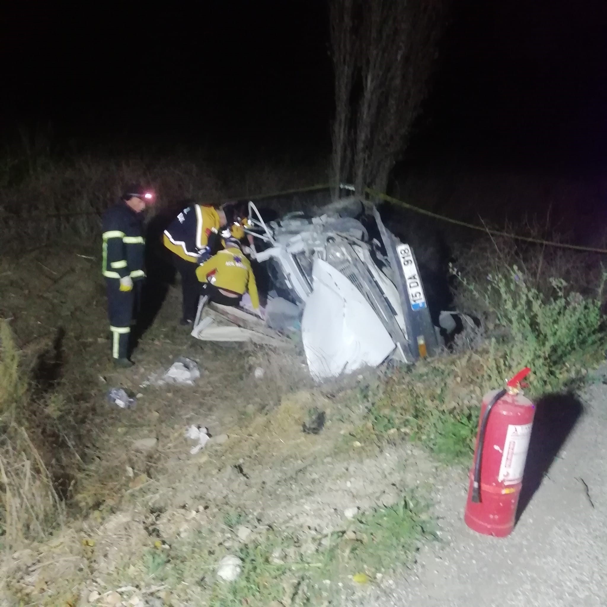 Gölhisar'da meydana gelen trafik kazasında 1 can kaybı!