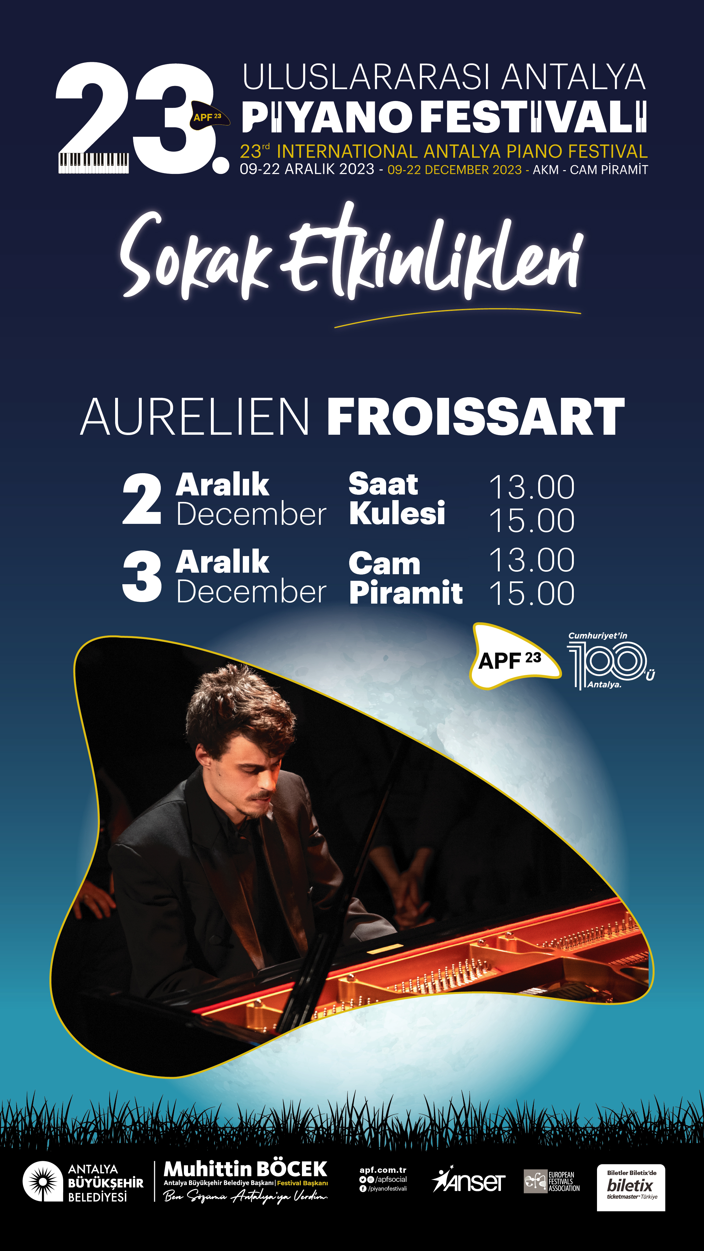Antalya'da büyük heyecan: 23. Uluslararası Piyano Festivali Aurelien ...