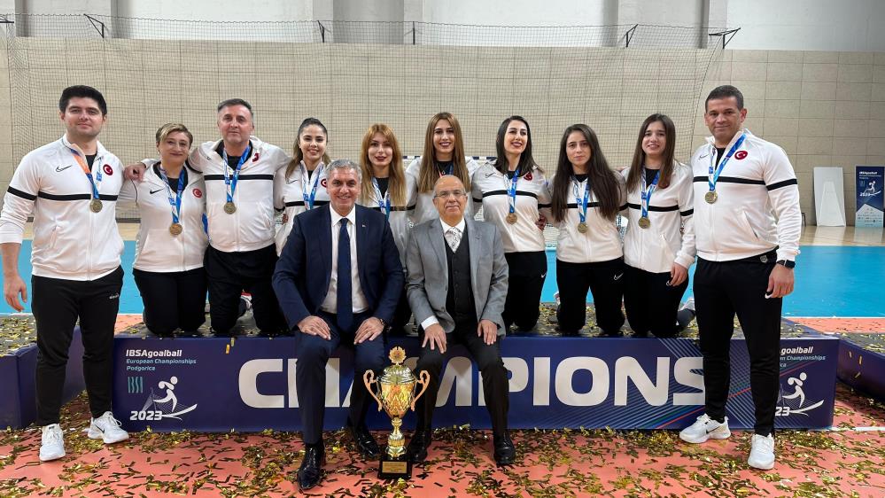 Türkiye Kadın Golbol Milli Takımı Avrupa şampiyonluğunu Filistin'e armağan etti