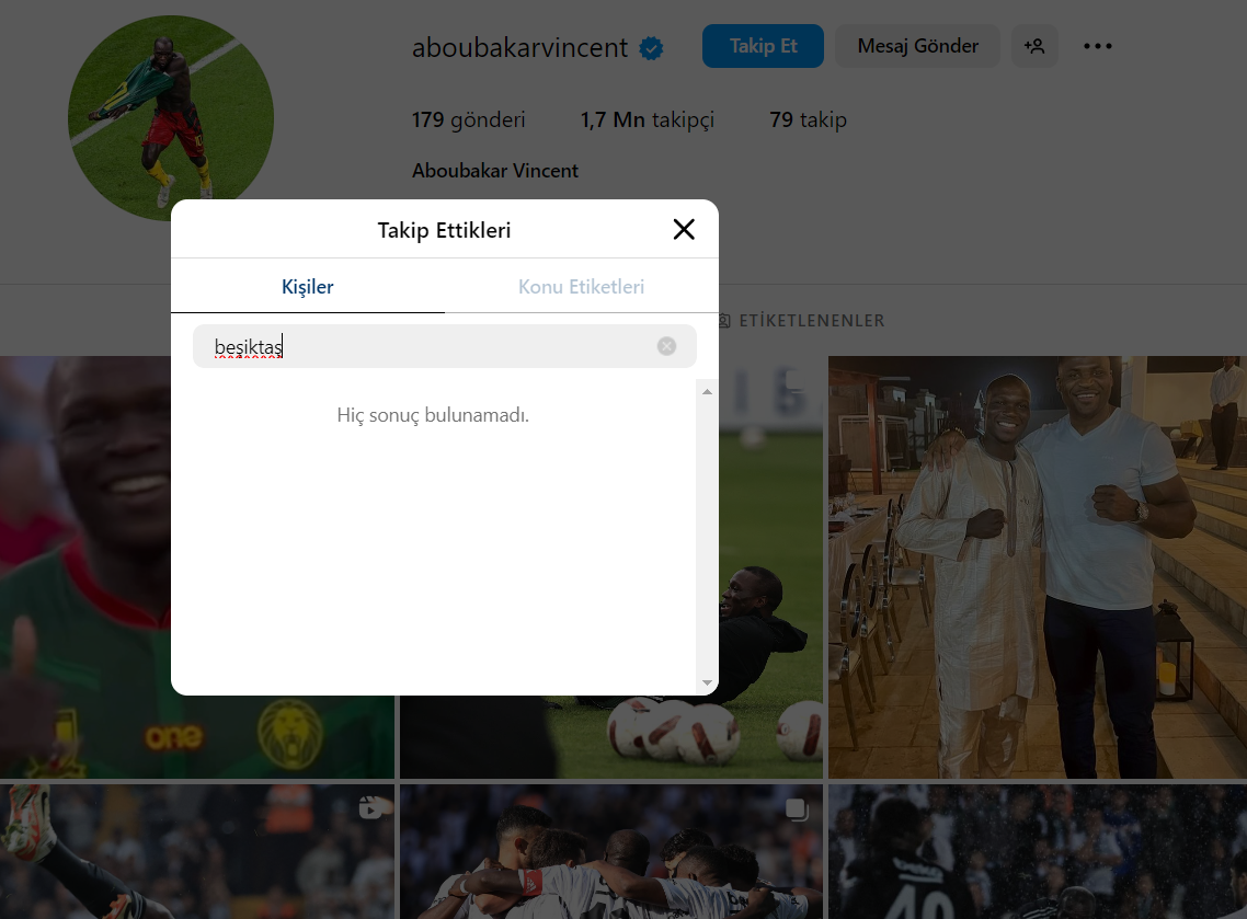 Aboubakar Beşiktaş'ı Takipten Çıktı