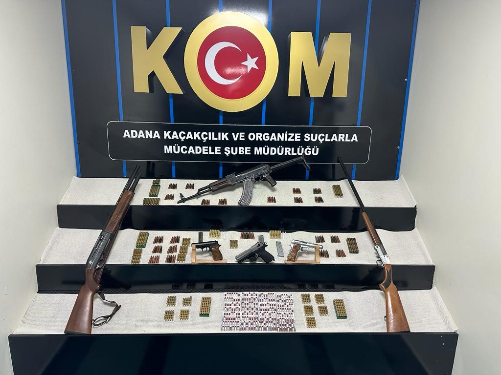 Adana'da Silah Ve Mühimmat Kaçakçılığı Operasyonu