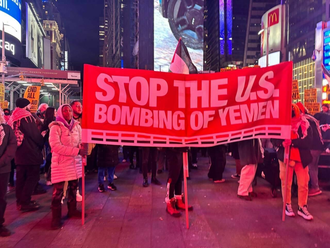 Beyaz Saray Ve New York’ta “Yemen” Protestosu