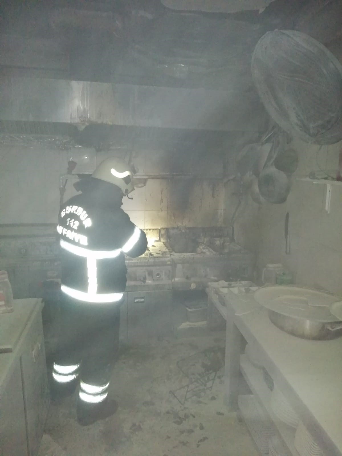 Burdur'da Kafede Korkutan Yangın! Müşteriler Büyük Panik Yaşadı 