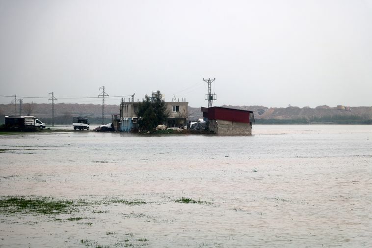 Hatay'da Amik Ovası Sular Altında Kaldı