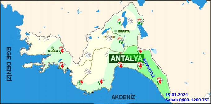 Meteoroloji'den Antalya Uyarısı