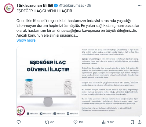 Muadil Ilaçlar Orijinal Ilaçlardan Farklı Mı