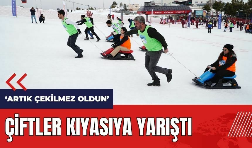 Çiftler kıyasıya yarıştı! Artık çekilmez oldun