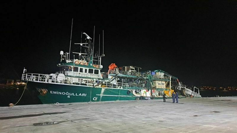 Ordu’nun Ünye Limanı’ndan ayrılan 'Eminoğulları 4' adlı balıkçı teknesinde 3 Türk hayatını kaybetmişti.