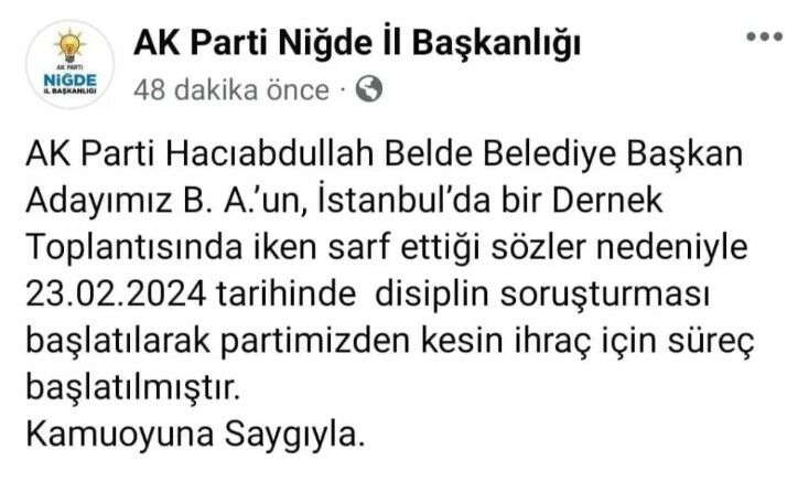 Jandarma Komutanına Küfür Eden Ak Partili Aday Ihraç Ediliyor (2)