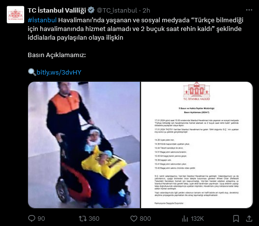 Türkçe Bilmediği Için Havalimanında Rehin Kaldı Mı Valilik Dakika Dakika Açıkladı-1