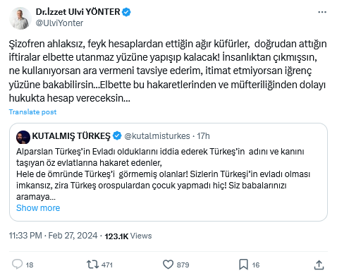 Türkeş'in Oğlu Hakaret Etmişti! Ülkü Ocakları Başkanından Tehdit Geldi-2