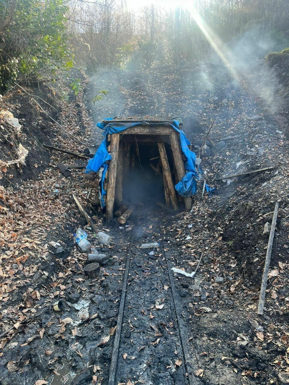 Zonguldak'ta Kaçak Olarak Işletilen Maden Ocakları Imha Edildi2