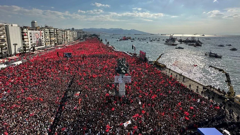 2023 Yılı İzmir Mitingi Katılım Sayısı