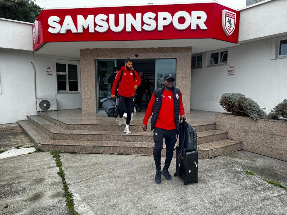 Samsunspor Hatayspor maçı için yola çıktı