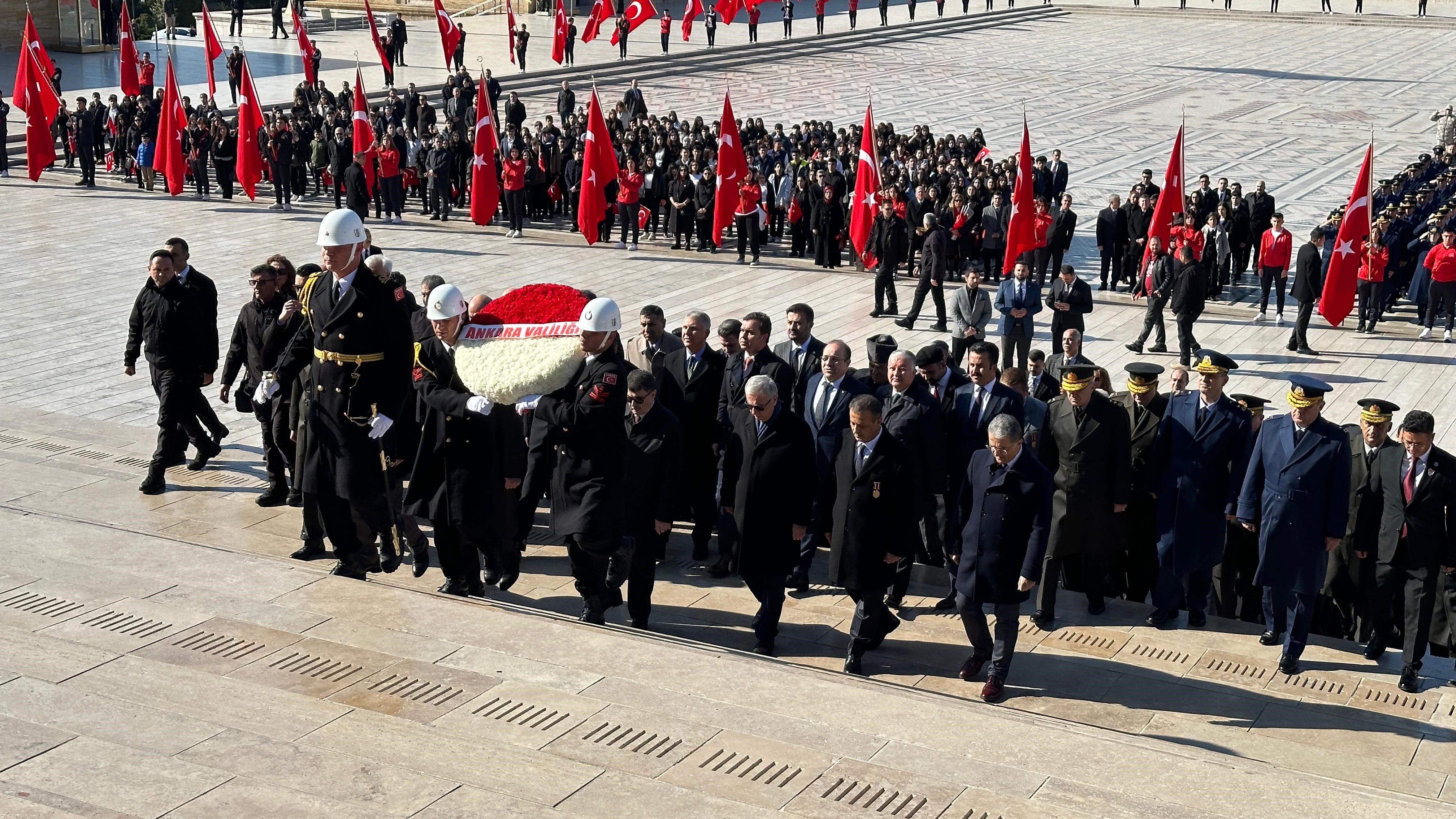 18 Mart Şehitleri Anma ve Çanakkale Zaferi Töreni'ni Anıtkabir'de gerçekleştirdi
