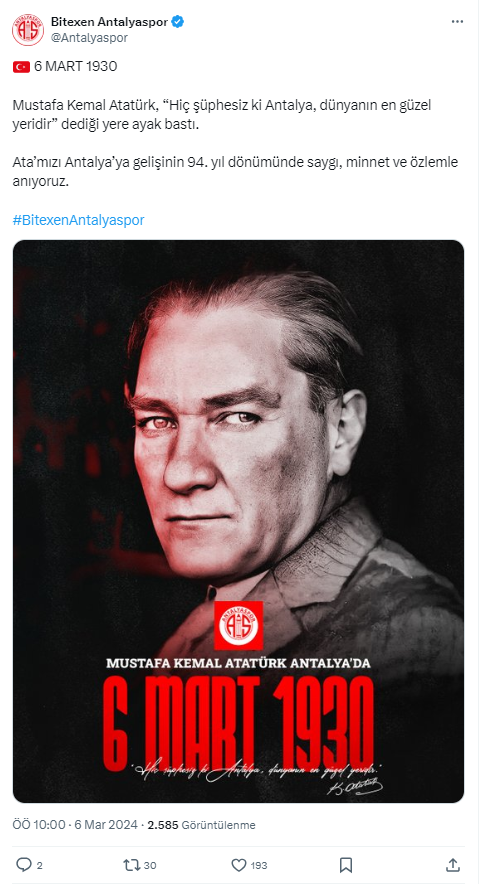 Akrep Atası’nı unutmadı