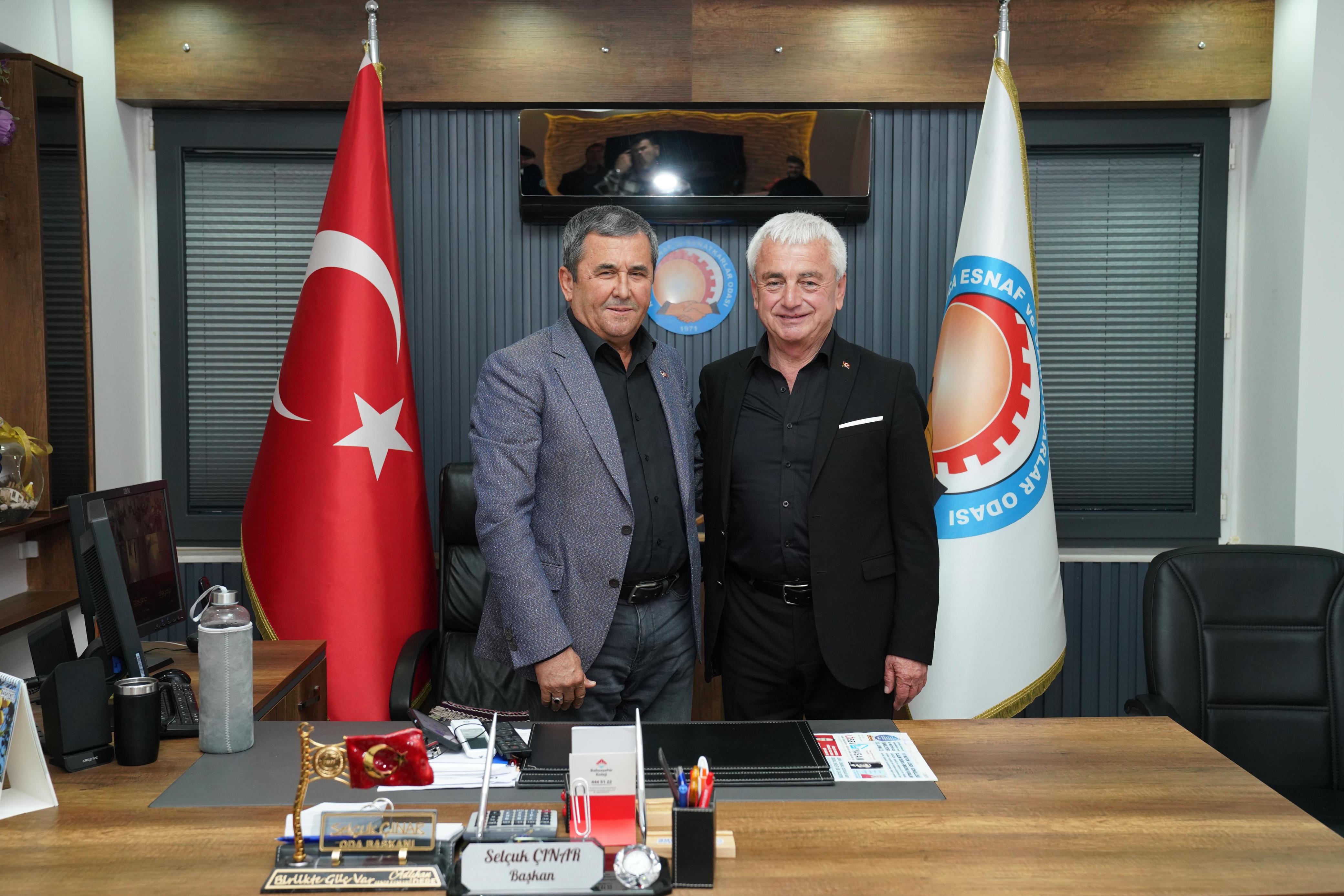 Mustafa Geyikçi Kumluca Ticaret ve Sanayi Odası Ticaret Borsası ve Esnafıyla buluştu