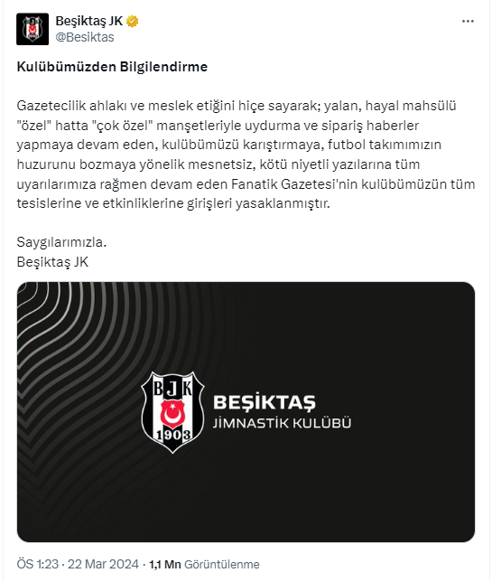 Beşiktaş Fanatik Gazetesi