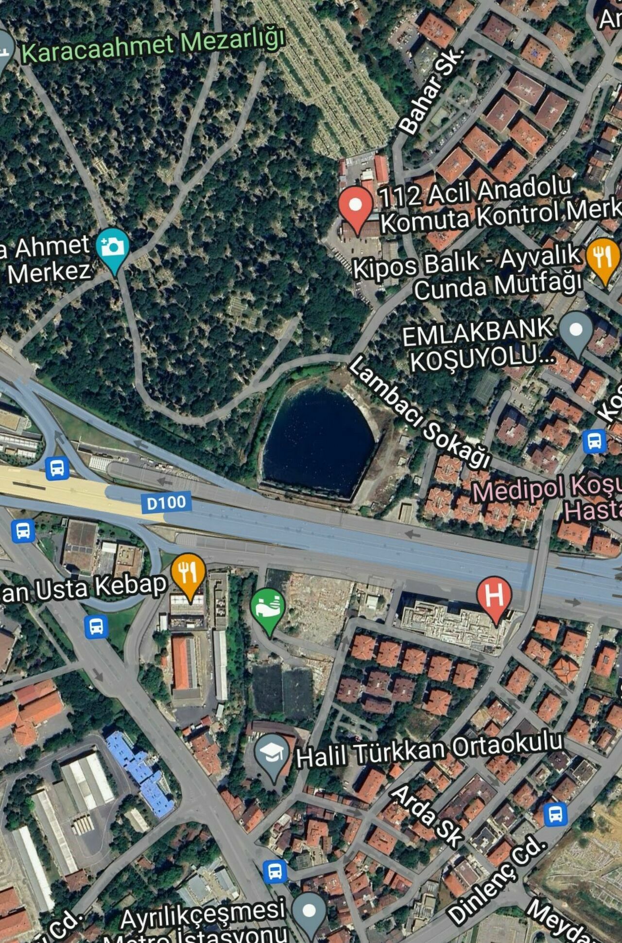 Kadıköy'deki Inşaat Alanı Google Maps'te Göl Olarak Gösterildi (2)