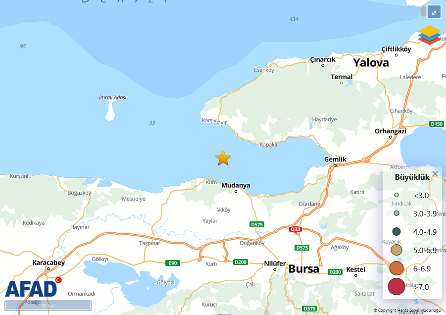 Marmara Denizi Deprem