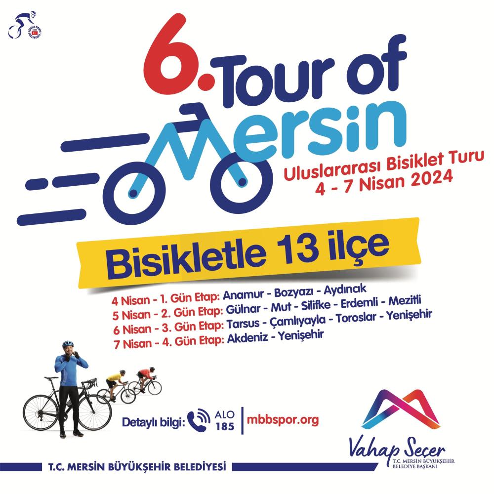 Tour Of Mersin Bisiklet Turu rekor katılımla başlıyor