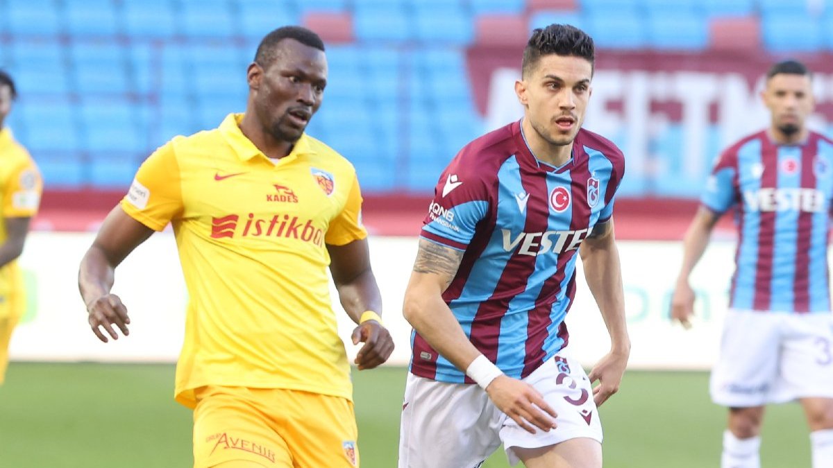 Trabzonspor Kayserispor deplasmanında üç puan arayacak