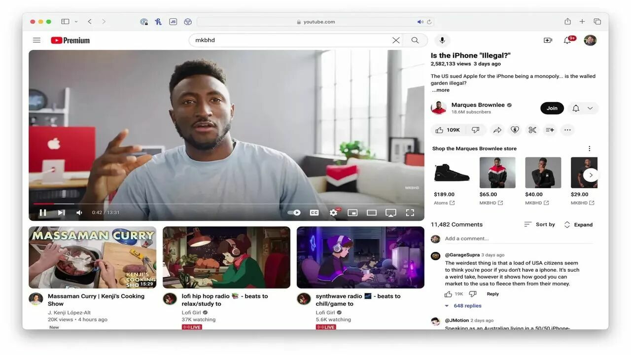 YouTube web tasarımını değiştiriyor