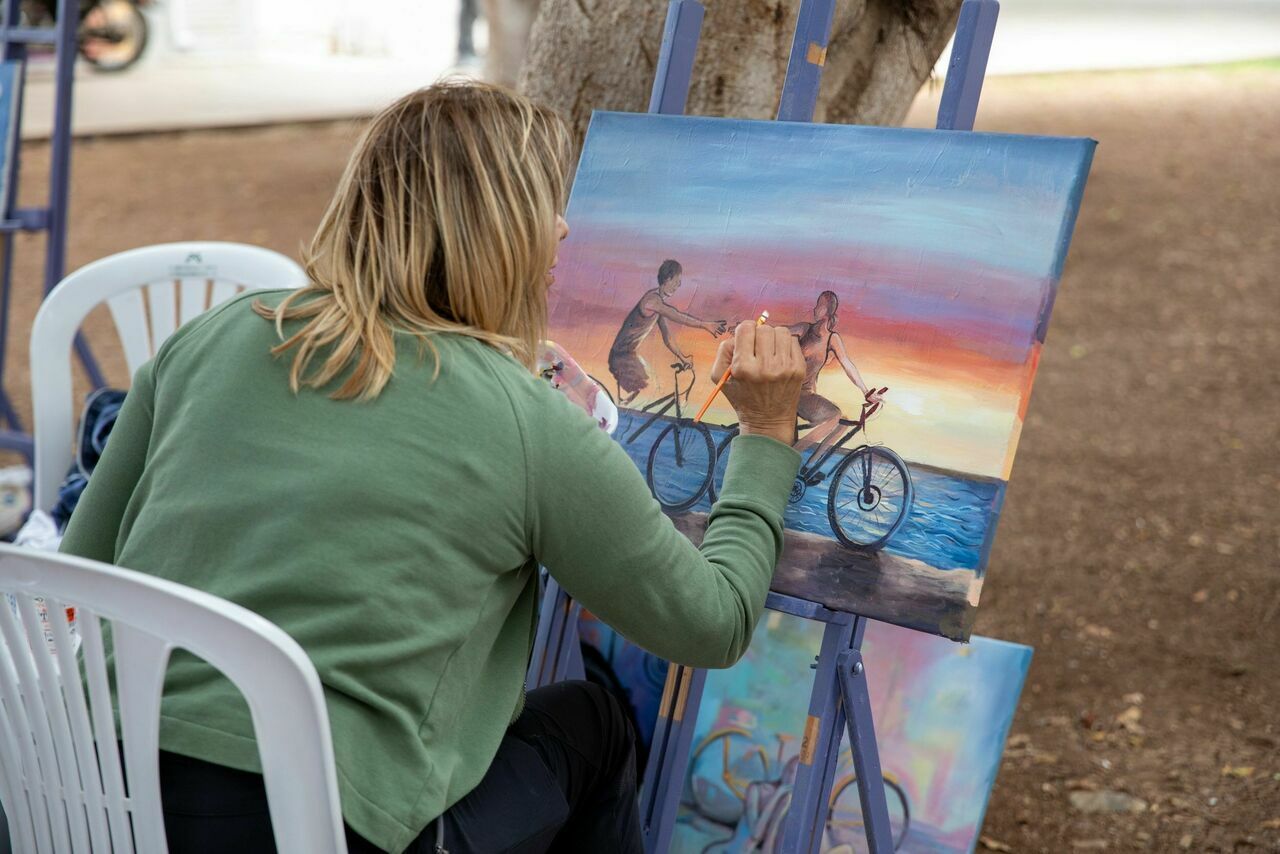 Mersin'de Kadın ve Bisiklet Temalı Sanat Etkinliği Büyük İlgi Gördü