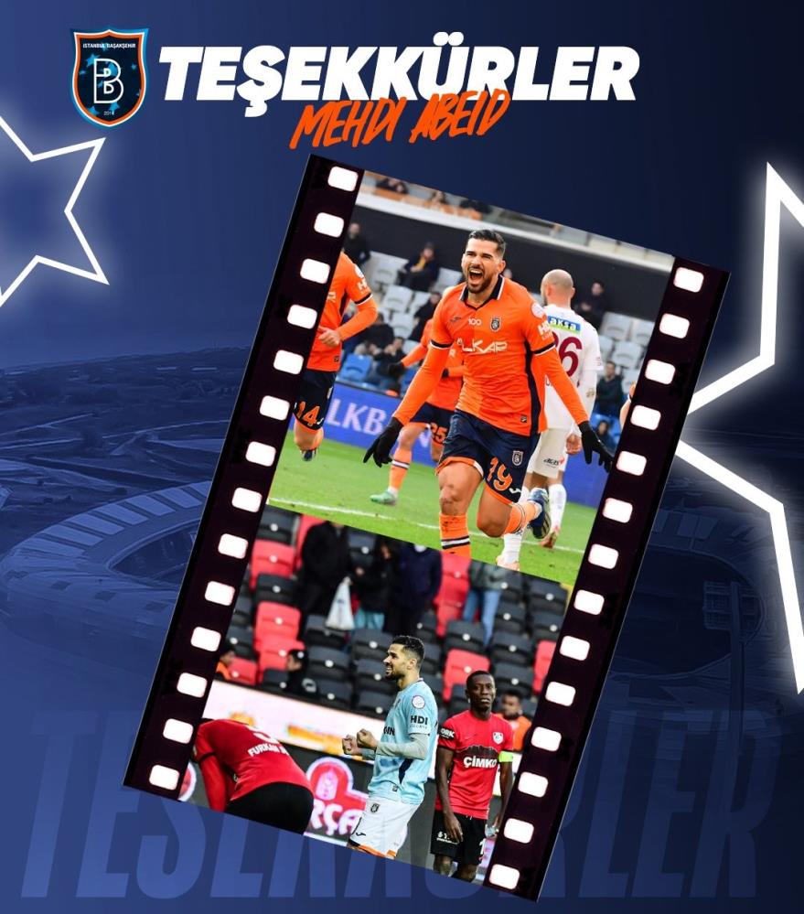 Başakşehir yıldız futbolcusuyla yollarını ayırdı