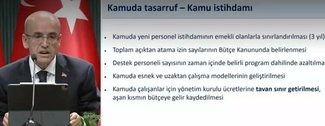 Kamuda tasarruf paketi açıklandı: Taşıt alımına 3 yıl boyunca yasak getirildi