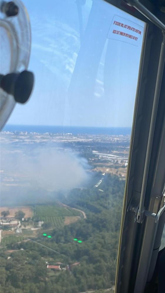 Antalya'da ormanlık alanda yangın çıktı