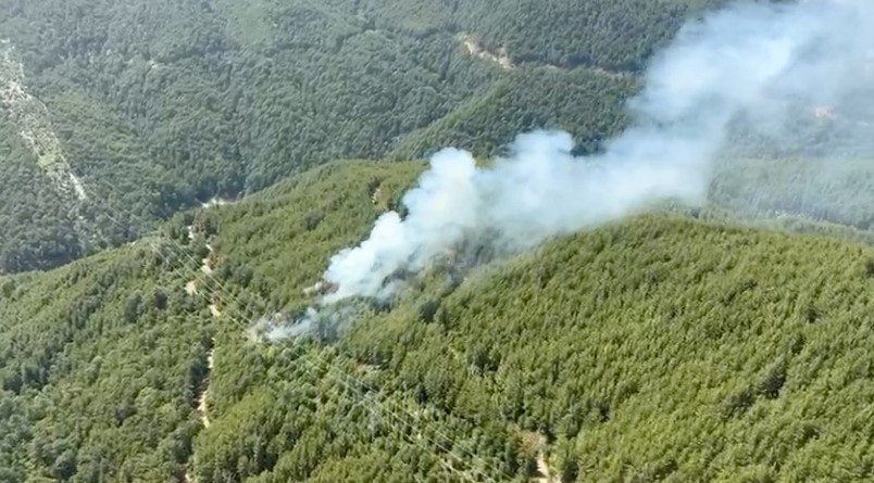 Akseki'deki orman yangını kontrol altına alındı