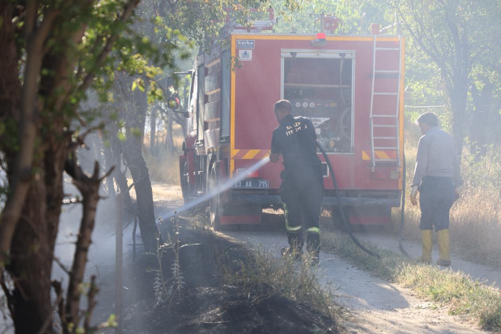 Elazığ'da 73 yangına müdahale: 4 yaralı yüzlerce dönüm arazi kül oldu