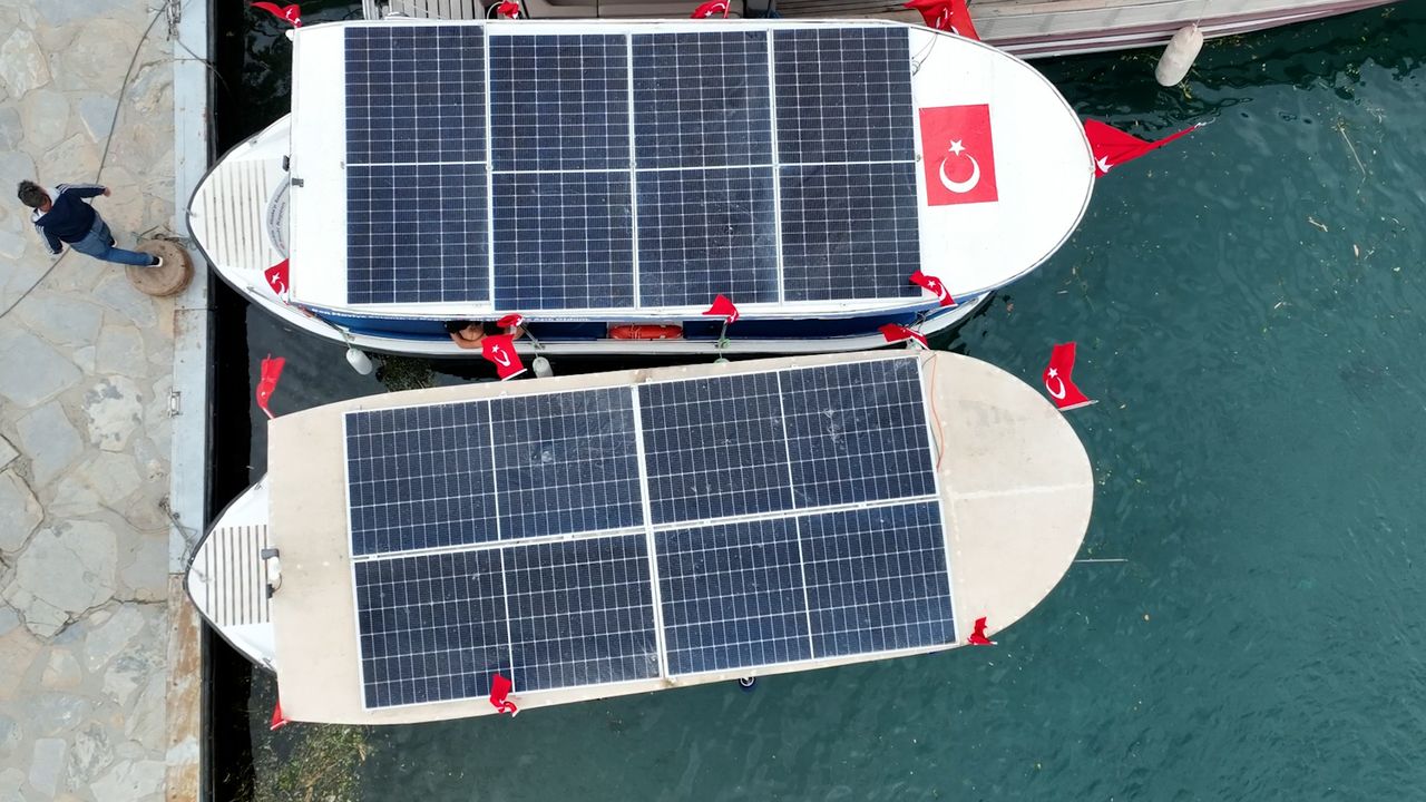 Akyaka Kadın Azmağı'ndaki Gezi Tekneleri Artık Elektrikli 3