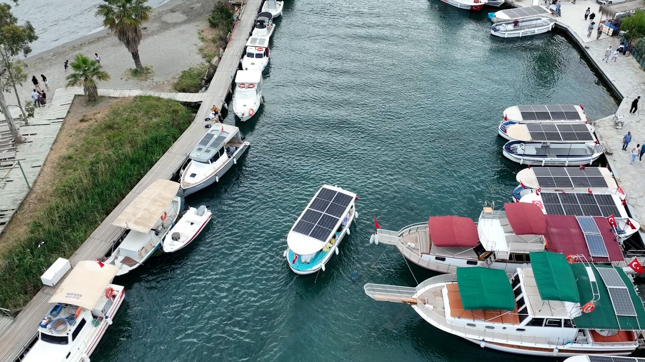 Akyaka Kadın Azmağı'ndaki Gezi Tekneleri Artık Elektrikli 4
