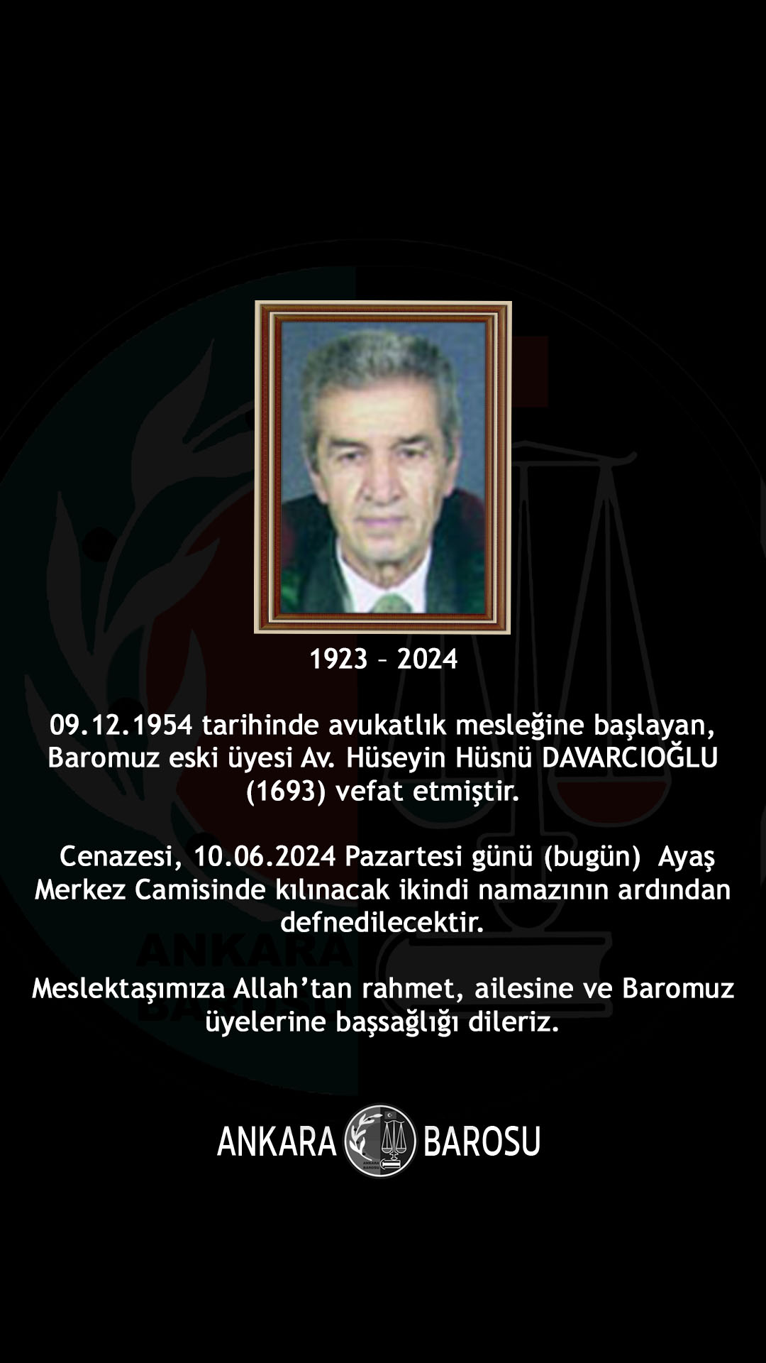 Avukat Hüseyin Hüsnü Davarcıoğlu Neden Öldü 2