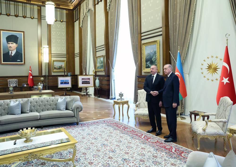 Cumhurbaşkanı Erdoğan Ve Aliyev Görüştü3