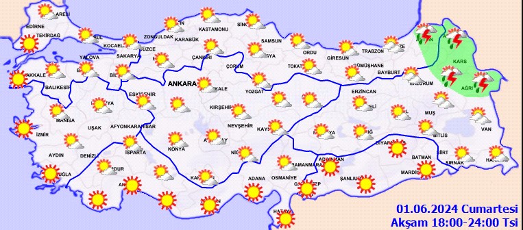 Meteoroloji'den kuvvetli yağış uyarısı