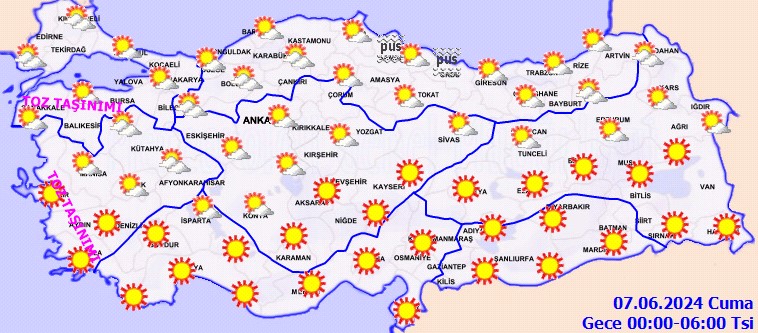 Meteorolojiden gök gürültülü sağanak ve sıcaklık uyarısı geldi