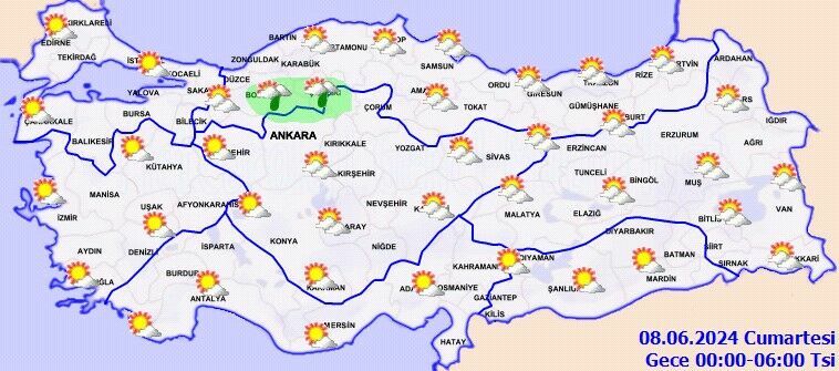 Meteoroloji uyardı! Bazı illerde gök gürültülü sağanak yağış bekleniyor