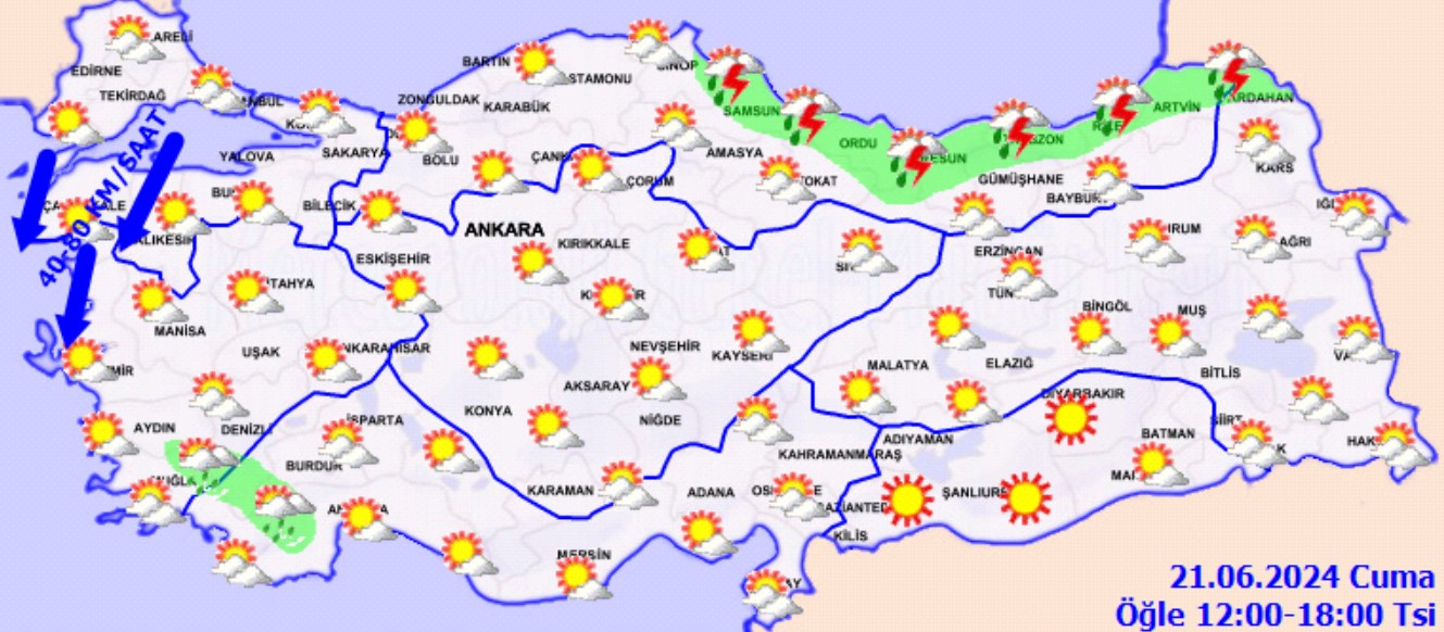 Meteorolojiden sarı kodlu alarm: 2 ilde sağanak yağış ve fırtına uyarısı