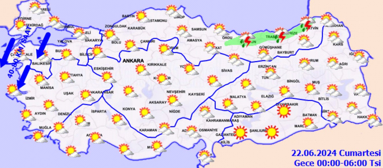 Meteorolojiden sarı kodlu alarm: 2 ilde sağanak yağış ve fırtına uyarısı