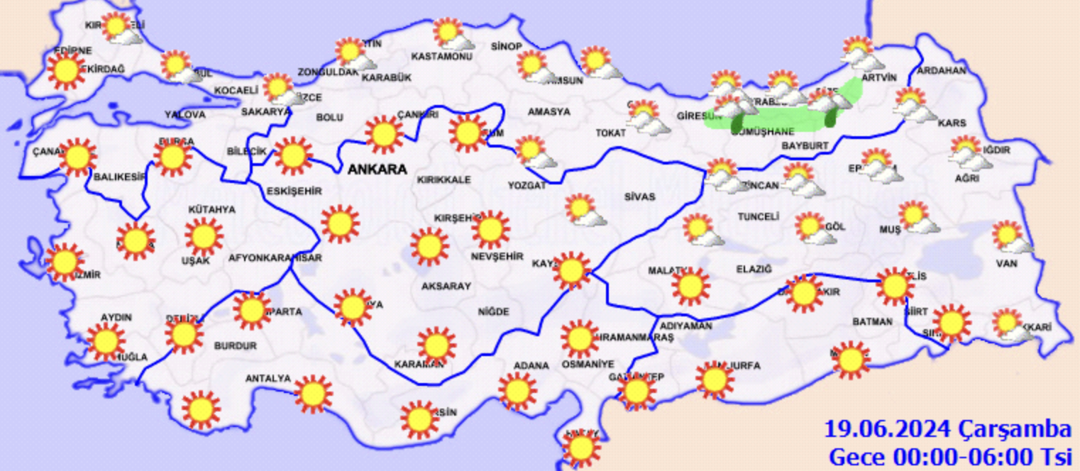 Meteoroloji'den 5 il için kuvvetli sağanak yağış uyarısı!