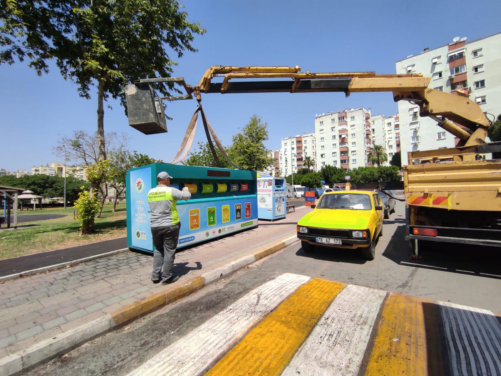 Kepez Belediyesi Mobil Atık Getirme Merkezlerini yeniledi