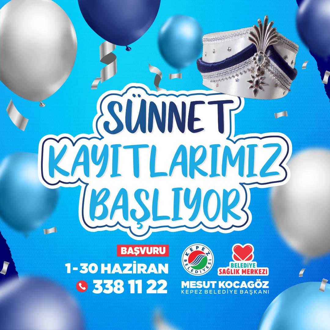 Kepez Belediyesi sünnet kayıtlarını başlattı