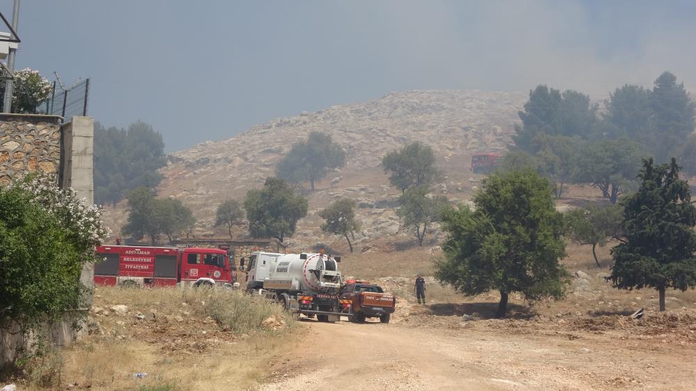 Örtü Yangınında Meyve Ağaçları Zarar Gördü3