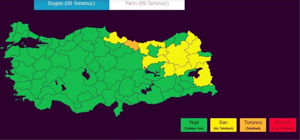 Karadeniz'de turuncu uyarı verildi: Metrekareye 186 kilo yağış düştü