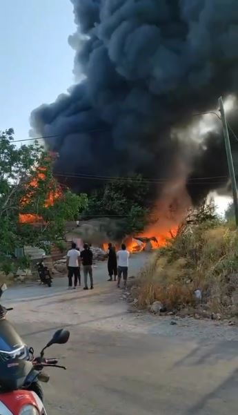 Antalya'da korkutan yangın