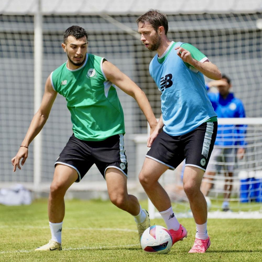 Konyaspor Kayseri'deki kamp hazırlıklarını sürdürüyor