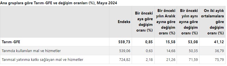 Tarımsal girdi enflasyonunda yükseliş devam ediyor